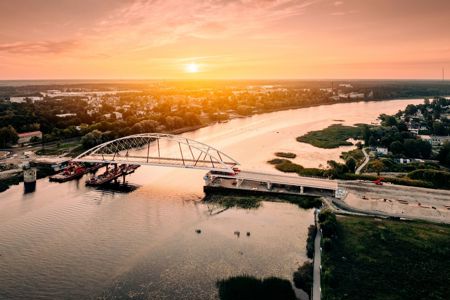 Installatie recordbrug in Pärnu Estland